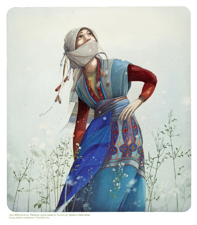 海贝卡·朵特梅-!插画师海贝卡·朵特梅-喜欢用不透明水彩作画,人物造型充满想象力并带有诡异气质