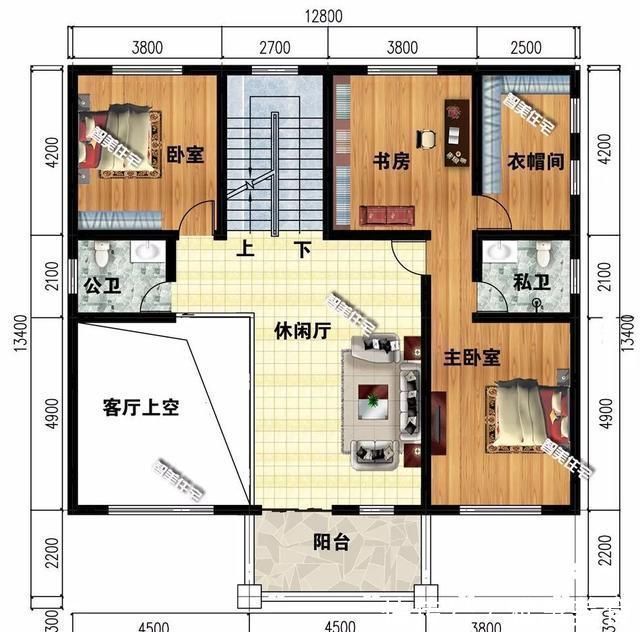 大拇指|客厅挑空设计的两栋豪宅,外观布局都极佳,村里人看了都竖大拇指