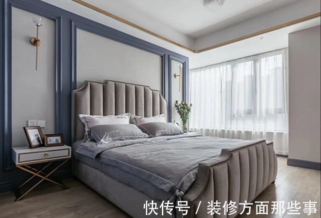 客厅|118平美式风三居室,再简单的设计也是美的?仪?式