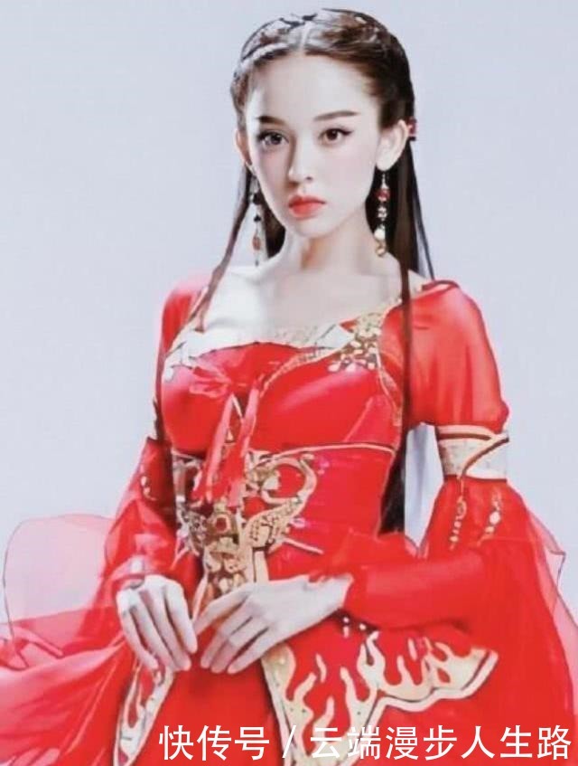 烈焰|娜扎美杜莎扮相红裙烈焰,妖娆至极比动漫版都要美