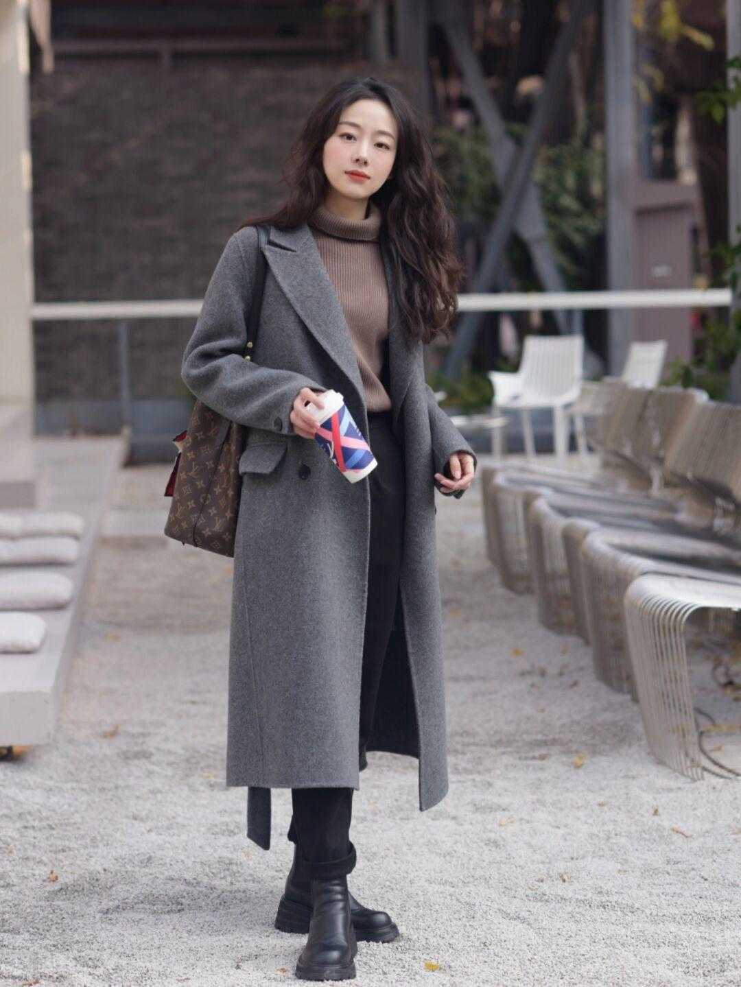 紧身裤 小个子怎么穿大衣显高又时髦?看看这些搭配造型,每一套都可照穿