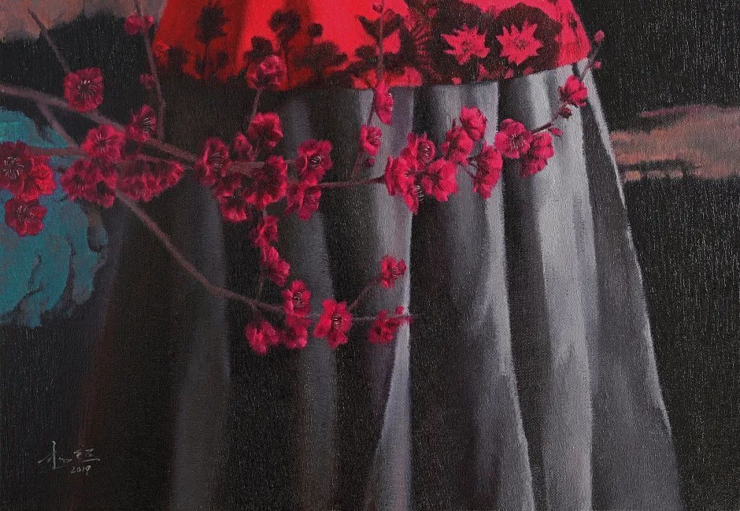 杨超@杨超:人体油画唯美而清雅脱俗,画出了东方女子的纯净与圣洁