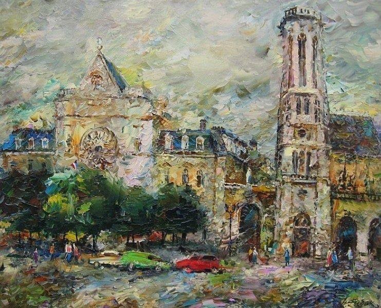 颜色#谢尔盖·雷巴克:世界的艺术家的颜色是明亮、富有表现力