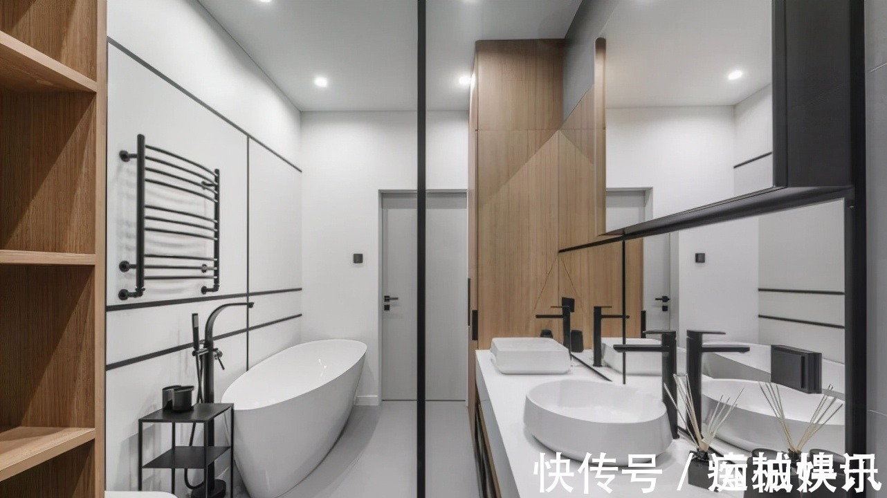 卧室|90平灰色调与木质感结合的现代简约风,就是有设计感