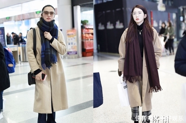 明星们最爱的纯色大衣穿搭集锦,开春让你的造型简约又时髦
