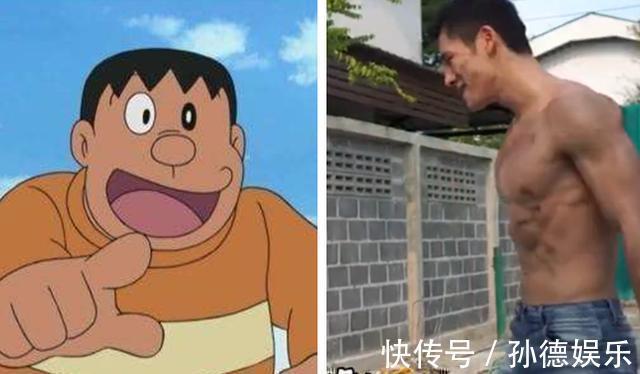 真人版|哆啦A梦真人版静香和大雄身份转换,看到小夫的样子心都碎了