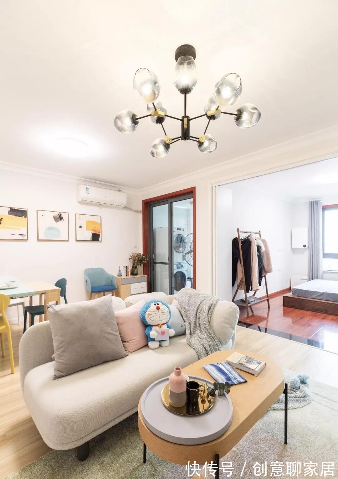 90后|90后小夫妻68平二手房巧翻新,装修好后一次架都没吵过!