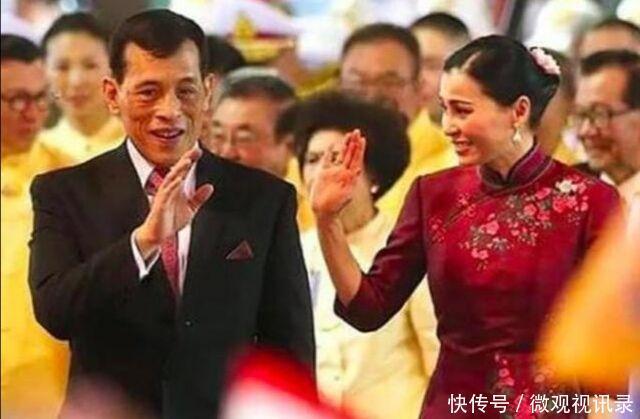 42岁苏提达才是泰王心尖的人!红色旗袍演绎中国风,凤仪万方太美