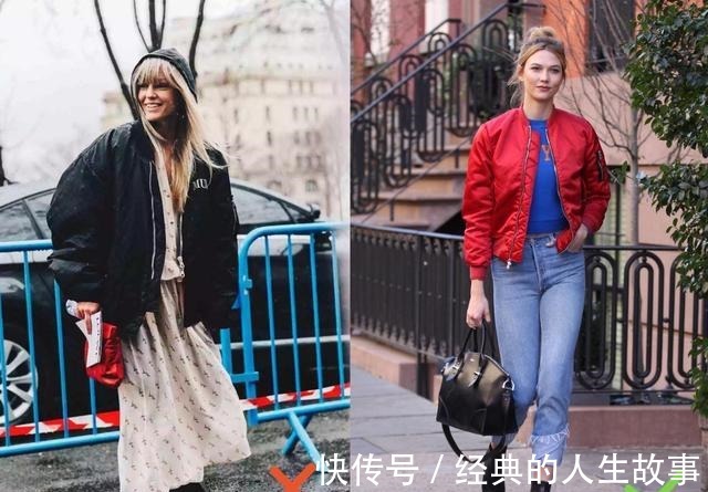 飞行员夹克 今年秋冬“飞行员夹克”火了,照这几个要点穿,保暖时髦又显瘦!