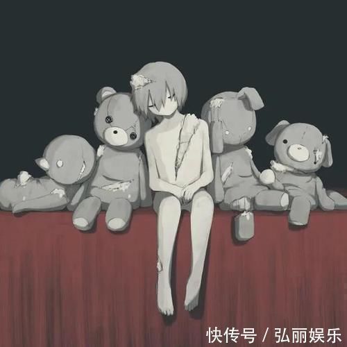 插画@22幅悲伤的插画,只有孩子才能看懂,大人却理解不了