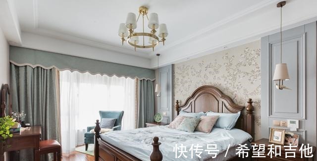 美式|18万装126㎡美式三居,光设计费就1万,这效果给力不