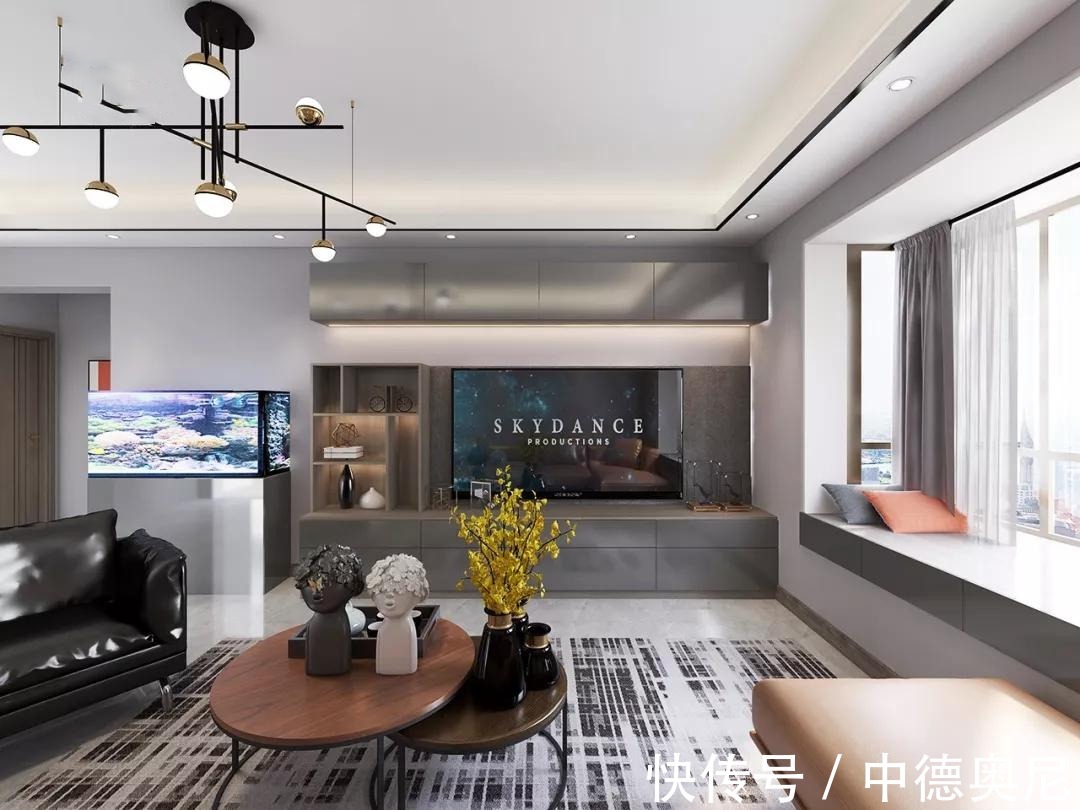 客厅|优雅的灰调空间,优雅、大方、耐看