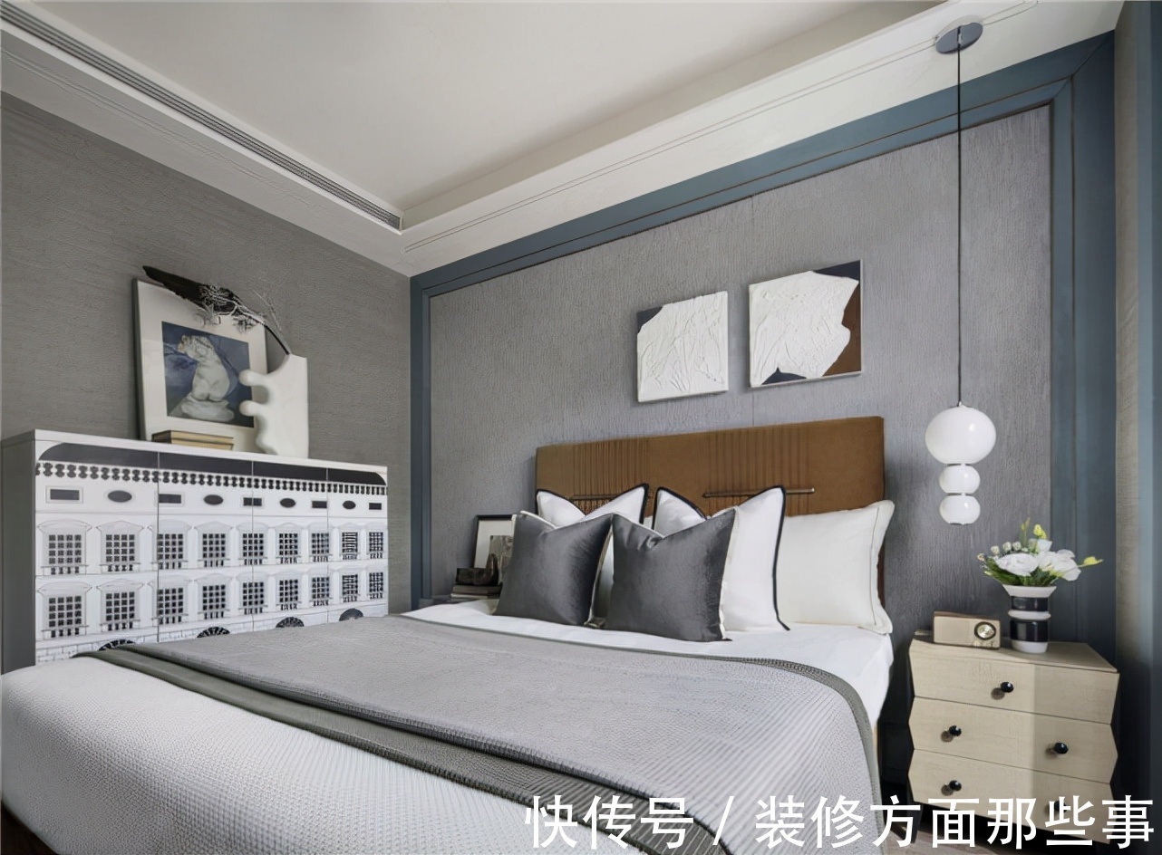 法式风|458平?法式风别墅设计，经典图案的黑白元素，点燃了空间氛围