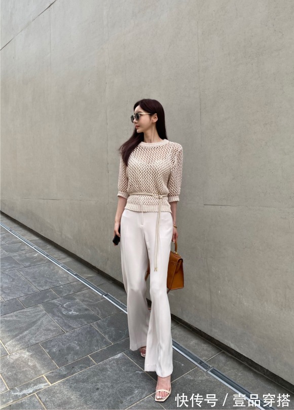 蜂蜜甜杏|女神孙允珠高清时尚搭配:蜂蜜甜杏网纱曼哈顿绅士上衣