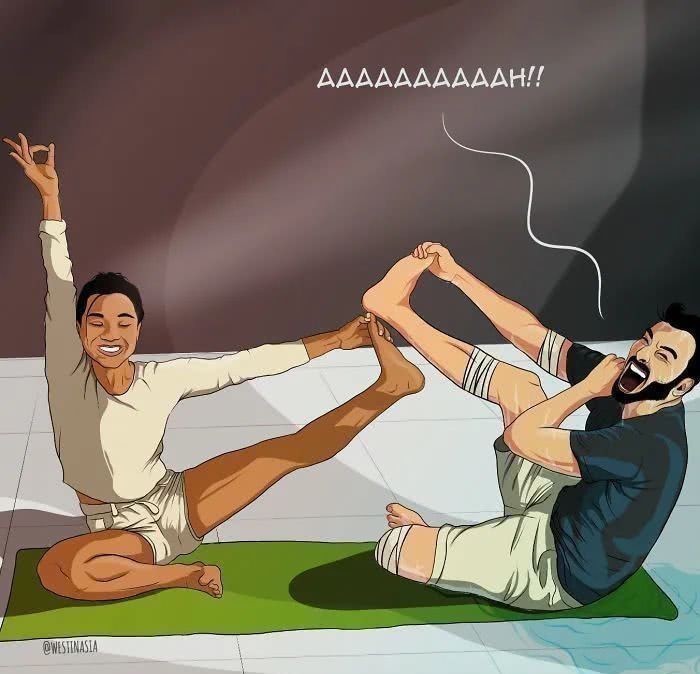 印尼!秀恩爱成了插画标配?一位印尼画家“抄袭”情侣日常,也火了