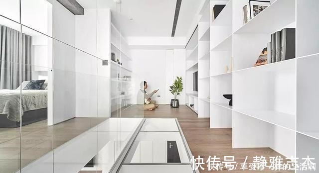 空间|原木+白色,营造出一个干净纯洁的空间,一个温馨的家!