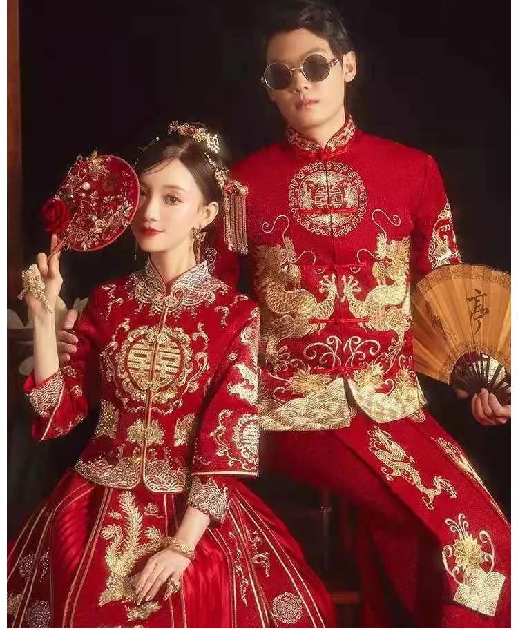 中国女性|秀禾旗袍虽是一件嫁衣,许一世情,中国女性含蓄婉约展现东方韵致