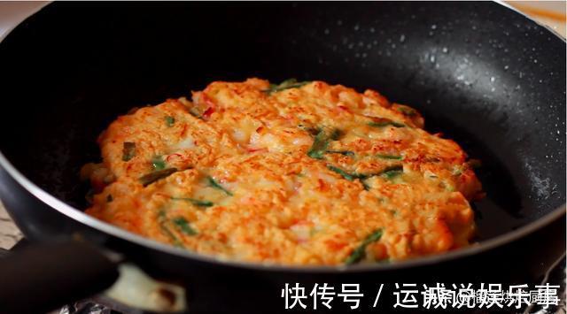 章鱼|虾仁章鱼蟹肉海鲜大咖云集的海鲜饼来了,简单美味口口鲜嫩满足