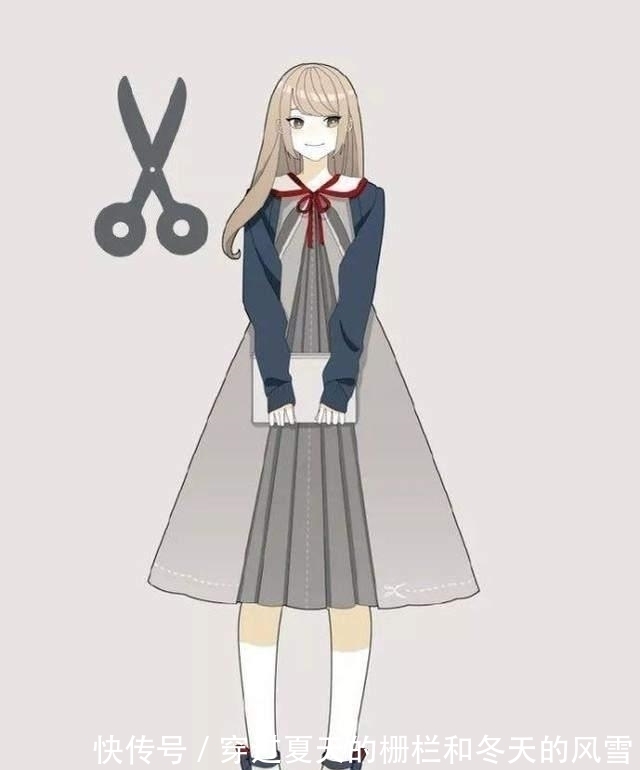 可爱|学习工具拟人化,圆规化身长裙少女,便利贴少年好帅