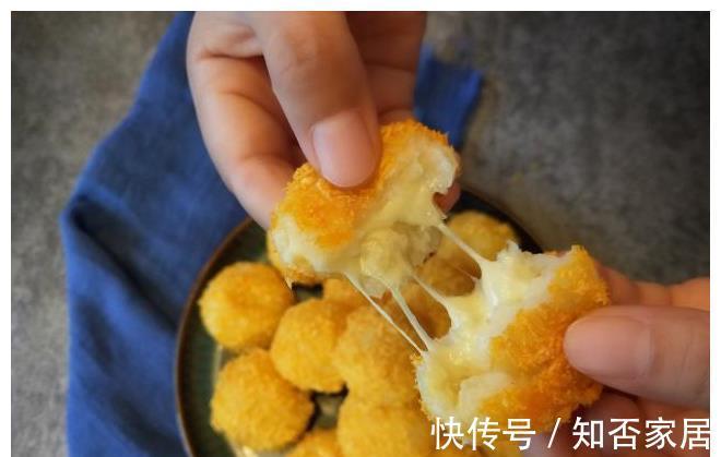 榨汁机|这样做的土豆芝士球，能拉丝无油更健康，蘸上番茄酱，一口一个