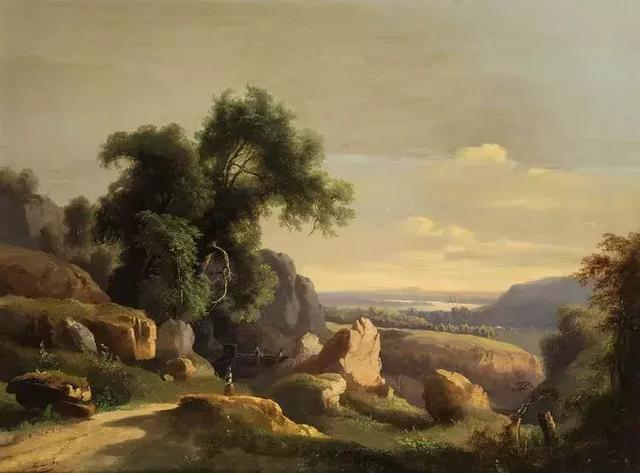 艺术家#奥地利艺术家的超美风景油画,领略大自然的宁静之美