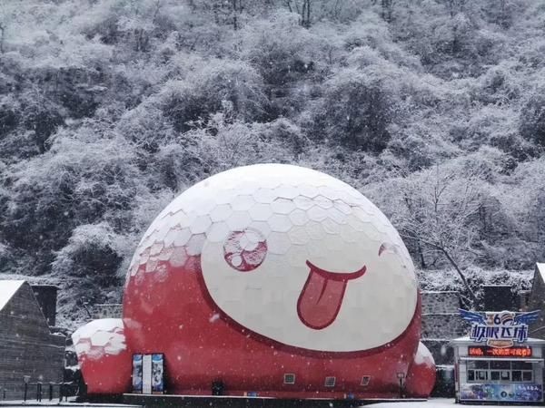 大河客户端|组图 ? 大雪纷飞，银装素裹，云台山宛若童话世界