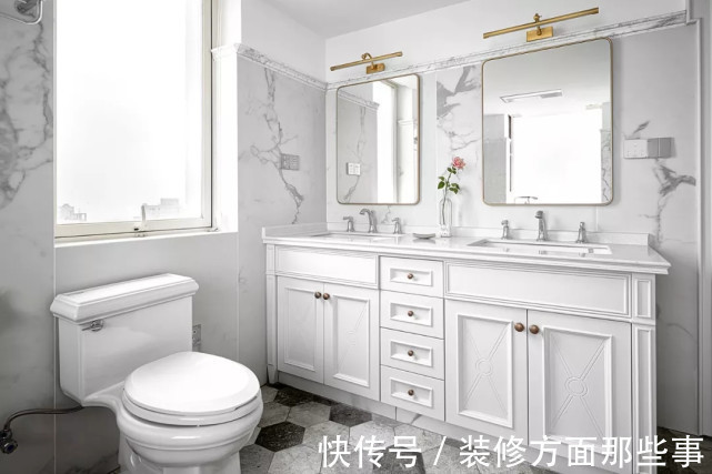 色调|165平法式四居室白色+灰色,巧妙的创意打造惊艳的效果