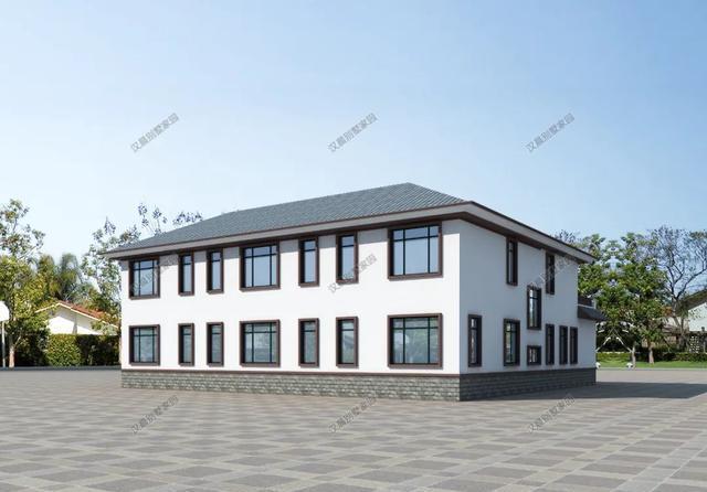 户型|58万盖一栋中式三合院,兄弟双拼共庭院,享受和谐幸福的生活