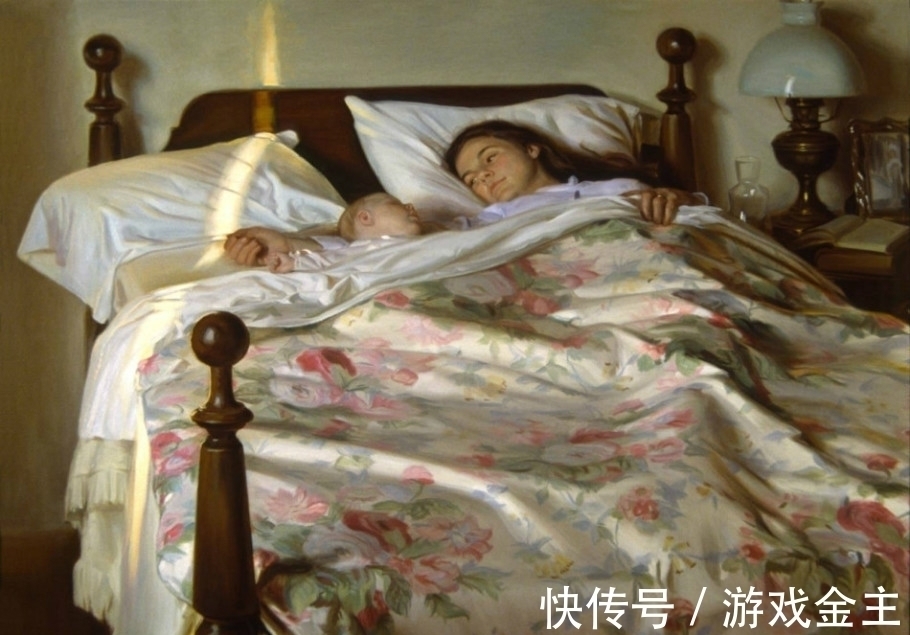 显微镜!威尔逊笔下娇柔性感的睡美人——比照片还逼真超写实油画