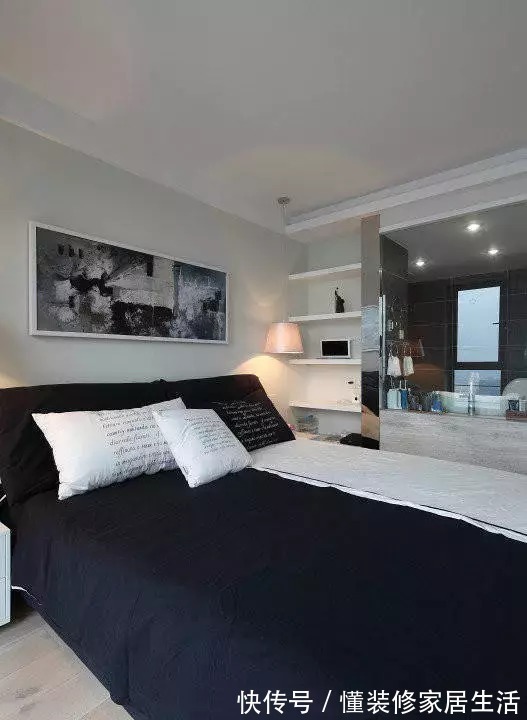 时尚|127㎡现代简约三居,高级灰,轻奢安逸,彰显整个家利落干净!