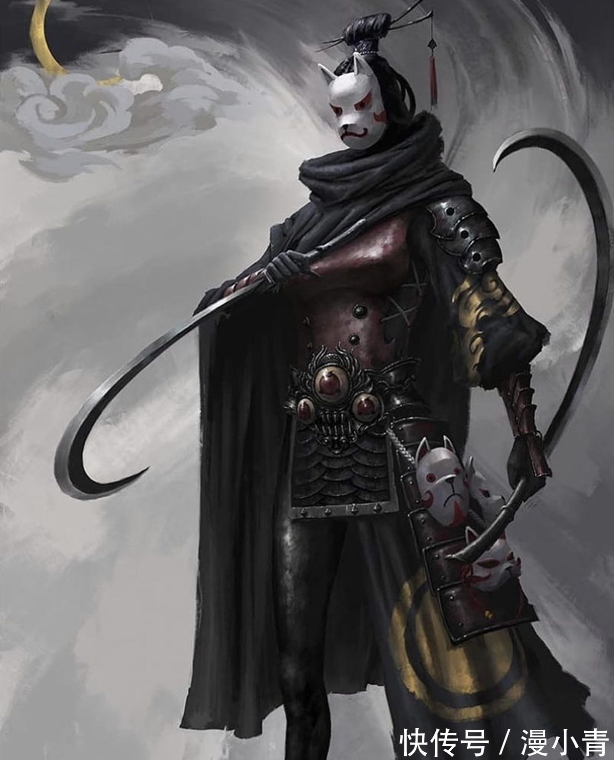 神秘感|日本武士与妖怪面具的结合,吸收了他国的文化,创造出自己的神话