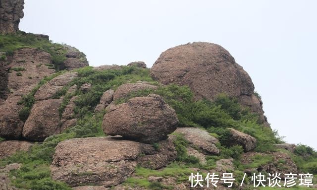 山组|看图：烟台海阳林寺山上的奇石多，有块“风动石”很出名