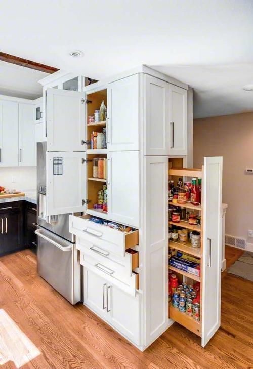 电器柜|再装修,我一定给橱柜留50公分打高柜,有了它厨房能少打4个柜子