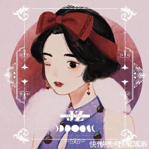 白雪公主 旗袍版的迪士尼公主太美了，艾莎的发型直击我心，白雪公主变贵妇