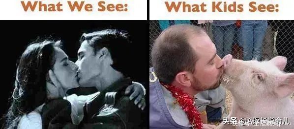 自行车|孩子VS爸妈眼中世界的对比图,网友感慨:笑着笑着就哭了