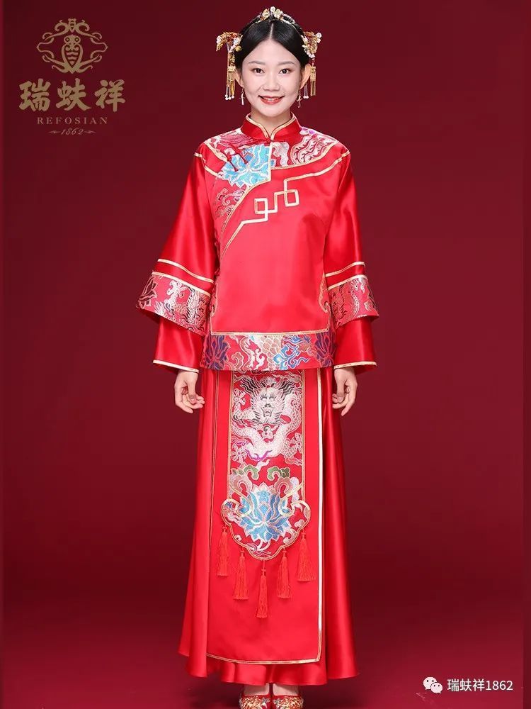 高级定制中式婚服,让您成为全场最美的新娘!