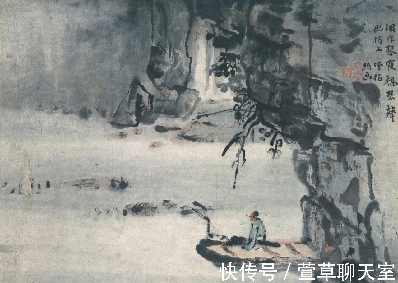 手指|因为一场梦,他弃笔转用手指画画,开创指画流派,让人直呼神技