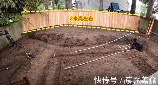 铺石板路砌台阶，荒芜庭院经过10天改造，一半花园一半休闲