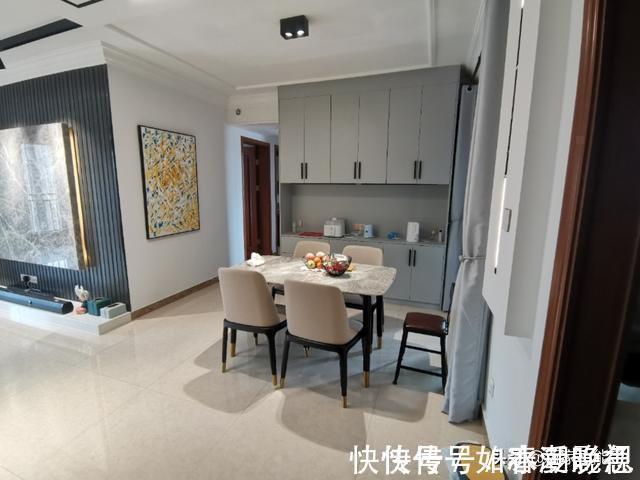 大理石|第一次在新房过年,很开心!安装轨道射灯,设计了电视墙,很亮眼