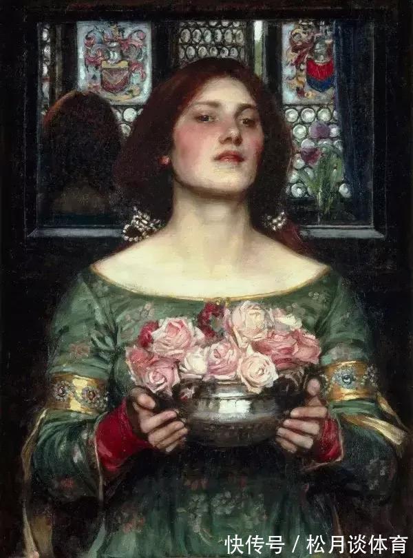 西方#我喜欢欣赏西方画家婀娜多姿的女性形体油画,了解凄美的爱情故事