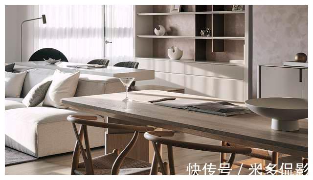 一刚一柔|爱花的夫妻俩晒出132㎡新房,全屋没用一盆绿植,却高级的自然