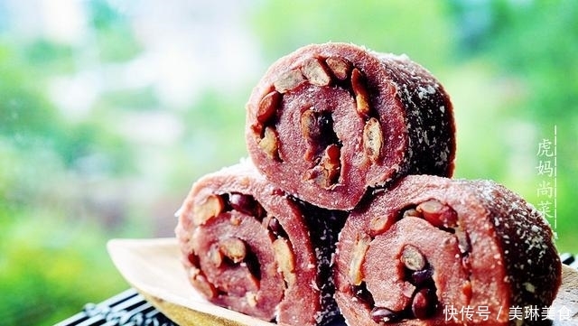 糕团|一杯糯米一碗红豆,蒸熟加搅拌,即成又香又软的糯米糕,再不用买