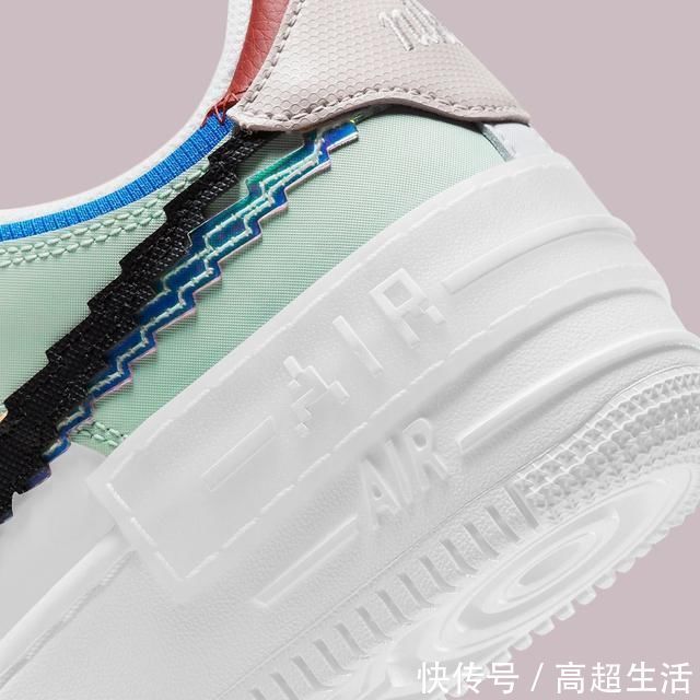 nike 重叠解构+像素风点缀！这双全新Air Force 1看点真不少