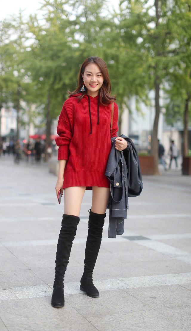 美学|小个子穿“过膝靴”有多美学会这几招穿搭干货,每天出门不重样