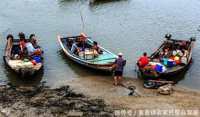 海鲜|辽宁东戴河丽霞旅店，周末来看日出抓螃蟹，最后海鲜全部蒸了吃得舒服