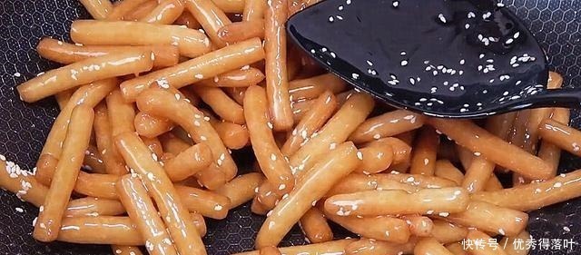 白糖|过年吃的零食江米条,不用买,在家自己做,香甜又酥脆,过年必备