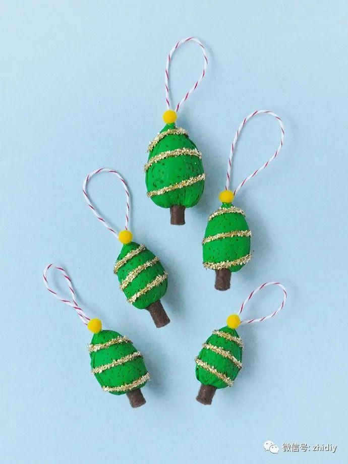 装饰|DIY,6种,小装饰!这里有圣诞树上的小挂饰!