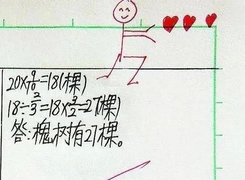 90后老师“花式”批改作业，网友难怪现在小学生都有段子手基因