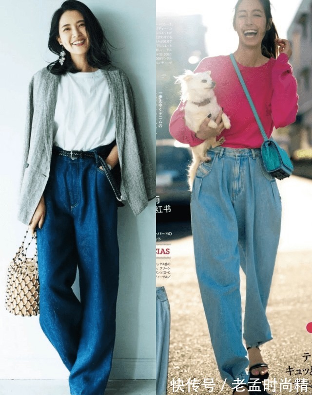 style|今秋“牛仔奶奶裤”又来炸街了,专治腿粗