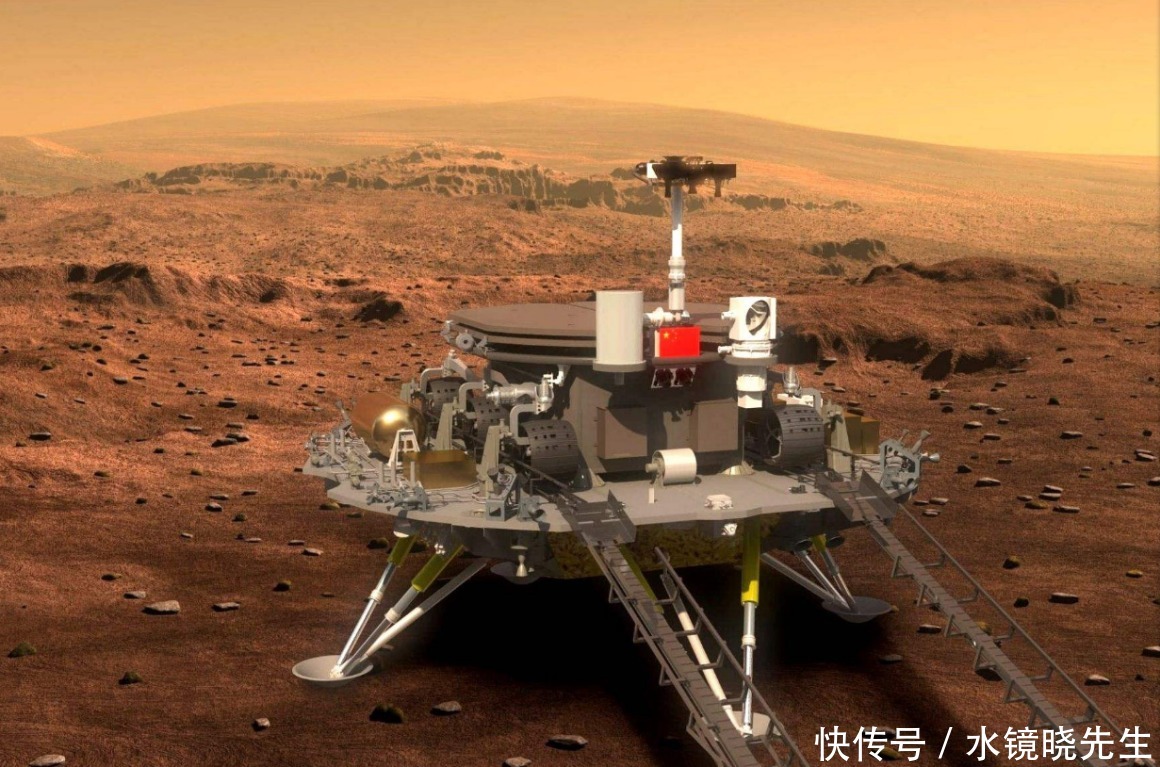 天问一号火星车正面照公开,2大特殊部件让美焦急,俄:领先10年